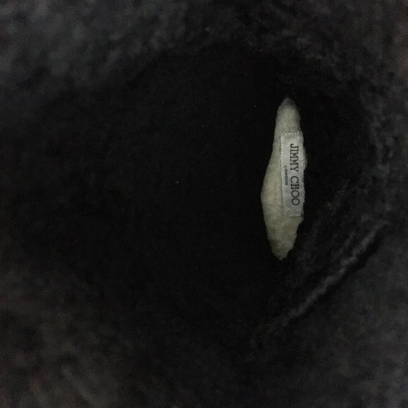 Jimmy Choo Suede Knee High Flat Boots Sz 35.5 - Picture 14 of 15